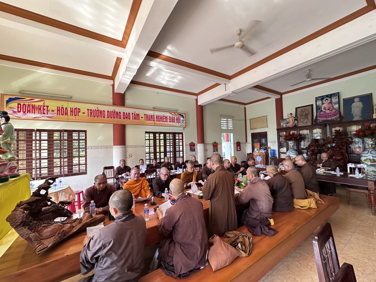Tuy Phước Ban Trị sự huyện triển khai tổ chức Phật đản, An cư PL.2568
